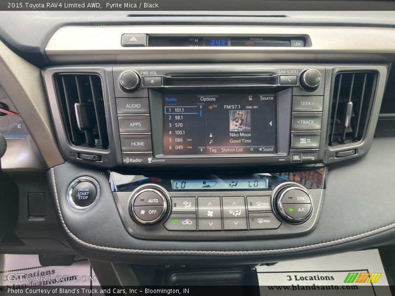 Pyrite Mica / Black 2015 Toyota RAV4 Limited AWD