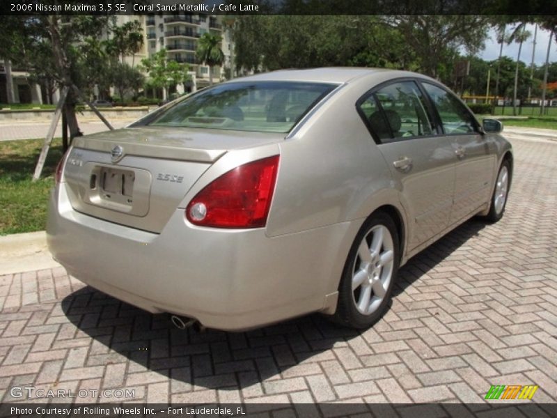 Coral Sand Metallic / Cafe Latte 2006 Nissan Maxima 3.5 SE