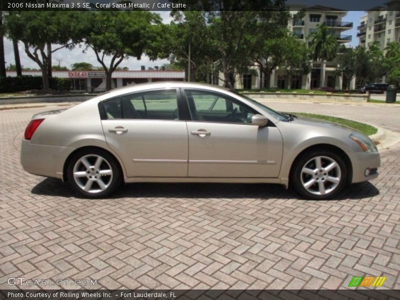 Coral Sand Metallic / Cafe Latte 2006 Nissan Maxima 3.5 SE