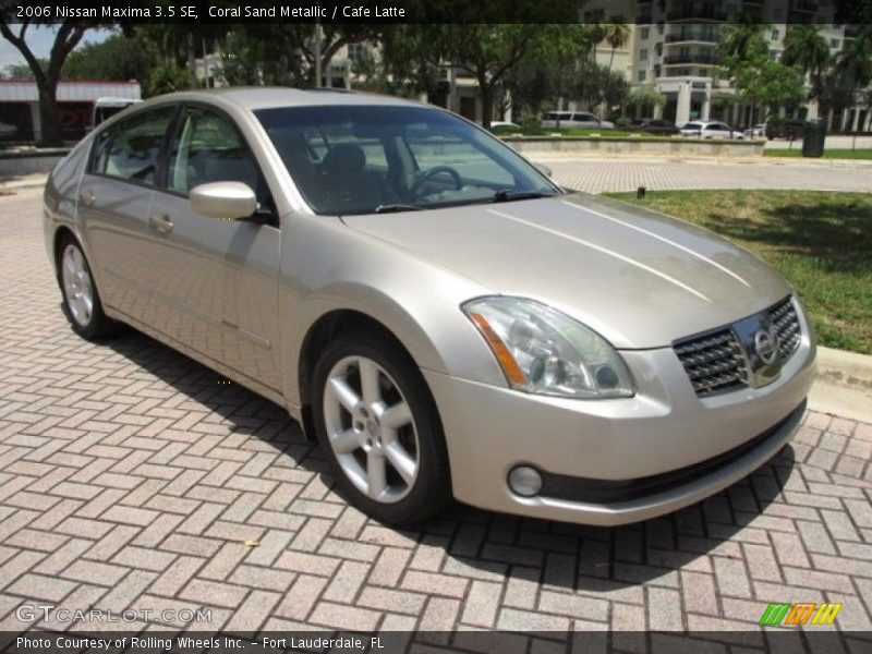 Coral Sand Metallic / Cafe Latte 2006 Nissan Maxima 3.5 SE