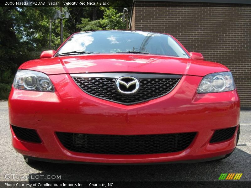 Velocity Red Mica / Black 2006 Mazda MAZDA3 i Sedan