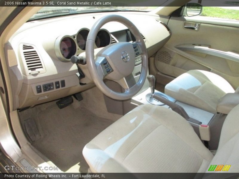 Coral Sand Metallic / Cafe Latte 2006 Nissan Maxima 3.5 SE