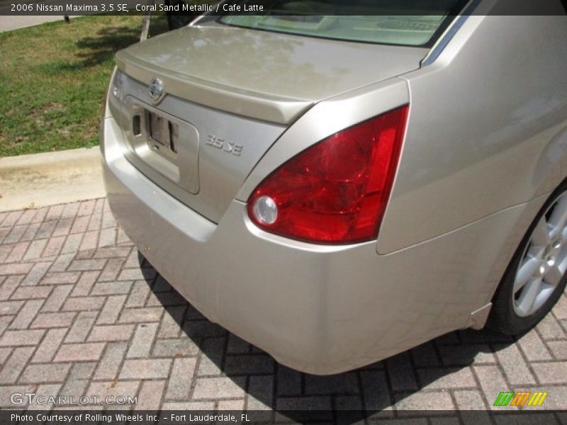 Coral Sand Metallic / Cafe Latte 2006 Nissan Maxima 3.5 SE