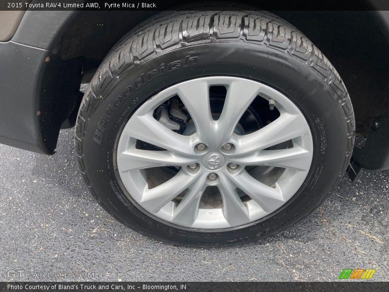 Pyrite Mica / Black 2015 Toyota RAV4 Limited AWD