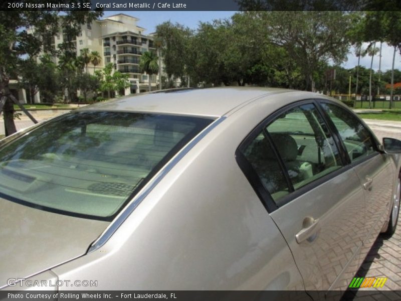 Coral Sand Metallic / Cafe Latte 2006 Nissan Maxima 3.5 SE