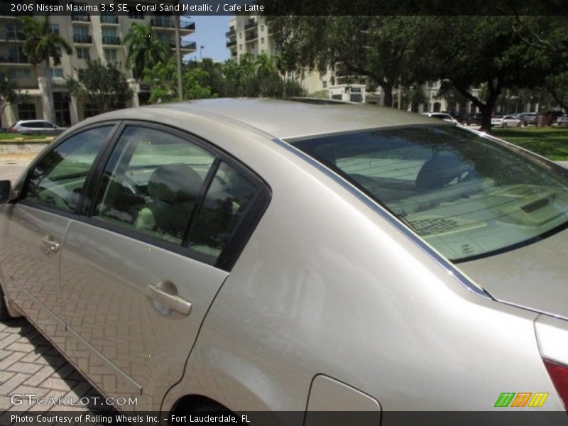 Coral Sand Metallic / Cafe Latte 2006 Nissan Maxima 3.5 SE