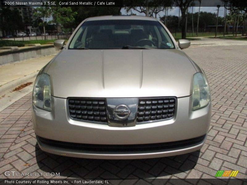 Coral Sand Metallic / Cafe Latte 2006 Nissan Maxima 3.5 SE