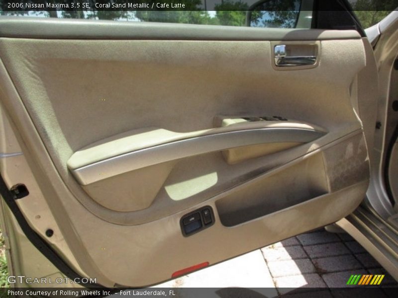 Coral Sand Metallic / Cafe Latte 2006 Nissan Maxima 3.5 SE