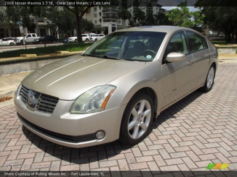 Coral Sand Metallic / Cafe Latte 2006 Nissan Maxima 3.5 SE