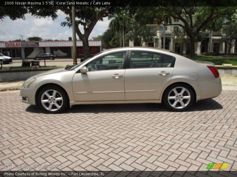 Coral Sand Metallic / Cafe Latte 2006 Nissan Maxima 3.5 SE