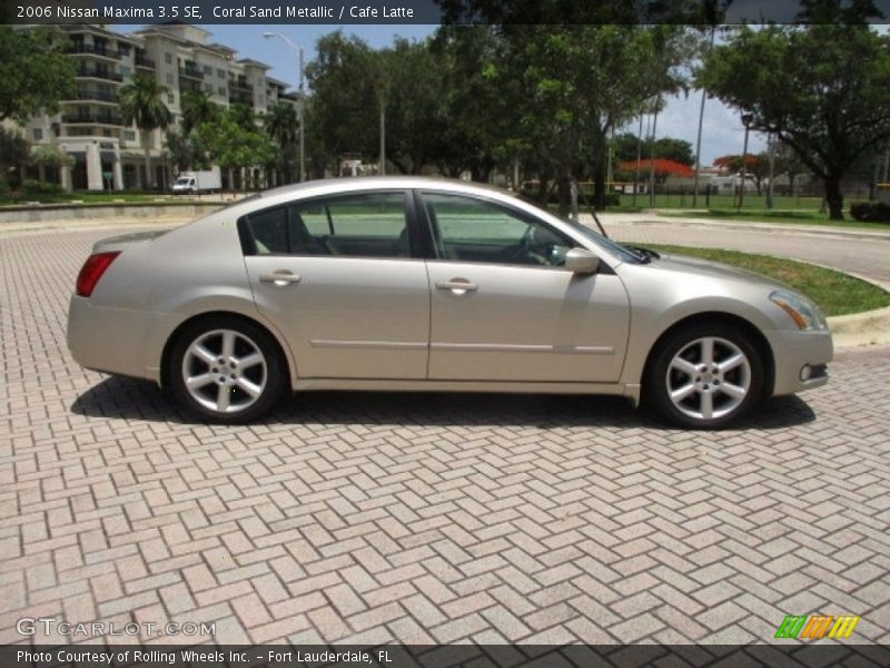 Coral Sand Metallic / Cafe Latte 2006 Nissan Maxima 3.5 SE