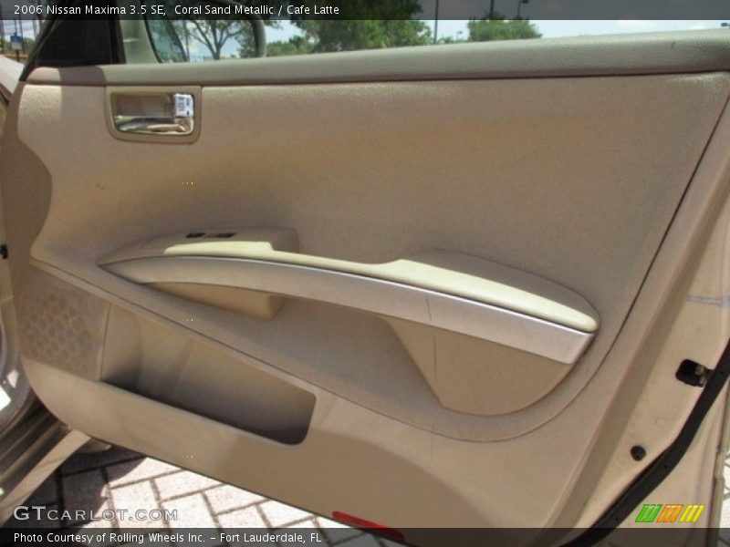 Coral Sand Metallic / Cafe Latte 2006 Nissan Maxima 3.5 SE