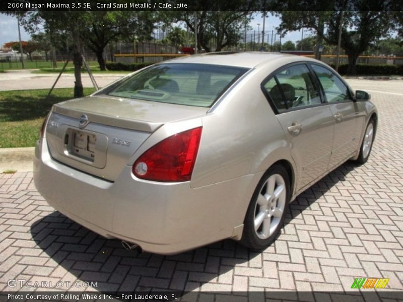 Coral Sand Metallic / Cafe Latte 2006 Nissan Maxima 3.5 SE