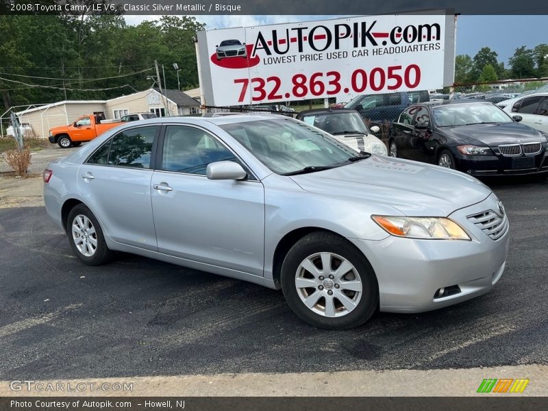 Classic Silver Metallic / Bisque 2008 Toyota Camry LE V6