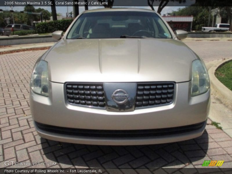 Coral Sand Metallic / Cafe Latte 2006 Nissan Maxima 3.5 SE
