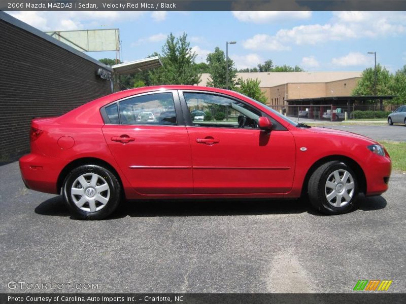 Velocity Red Mica / Black 2006 Mazda MAZDA3 i Sedan