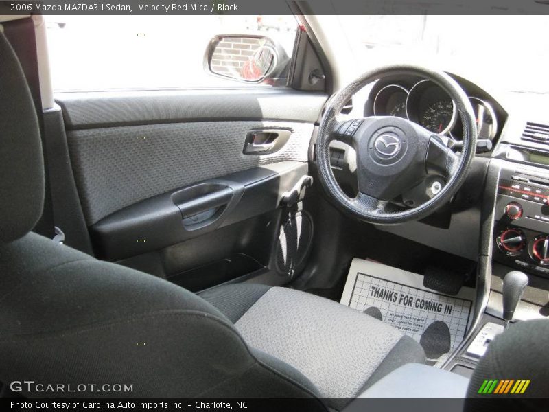 Velocity Red Mica / Black 2006 Mazda MAZDA3 i Sedan