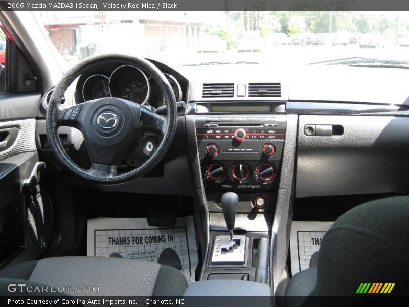 Velocity Red Mica / Black 2006 Mazda MAZDA3 i Sedan