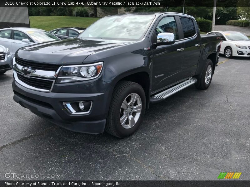 Cyber Gray Metallic / Jet Black/Dark Ash 2016 Chevrolet Colorado LT Crew Cab 4x4