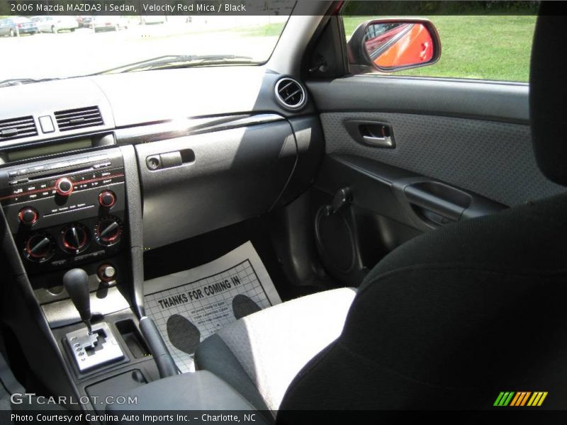 Velocity Red Mica / Black 2006 Mazda MAZDA3 i Sedan