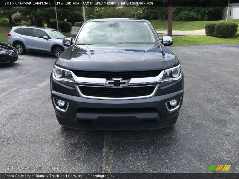 Cyber Gray Metallic / Jet Black/Dark Ash 2016 Chevrolet Colorado LT Crew Cab 4x4