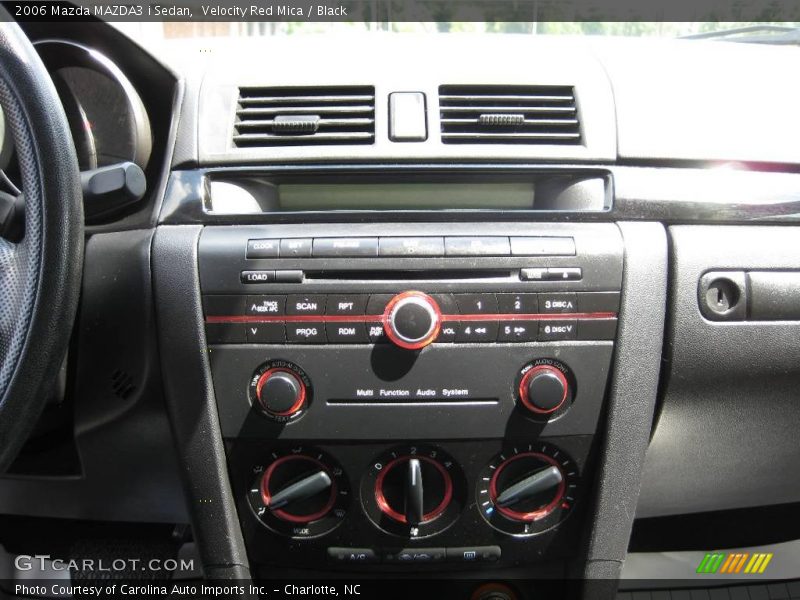 Velocity Red Mica / Black 2006 Mazda MAZDA3 i Sedan
