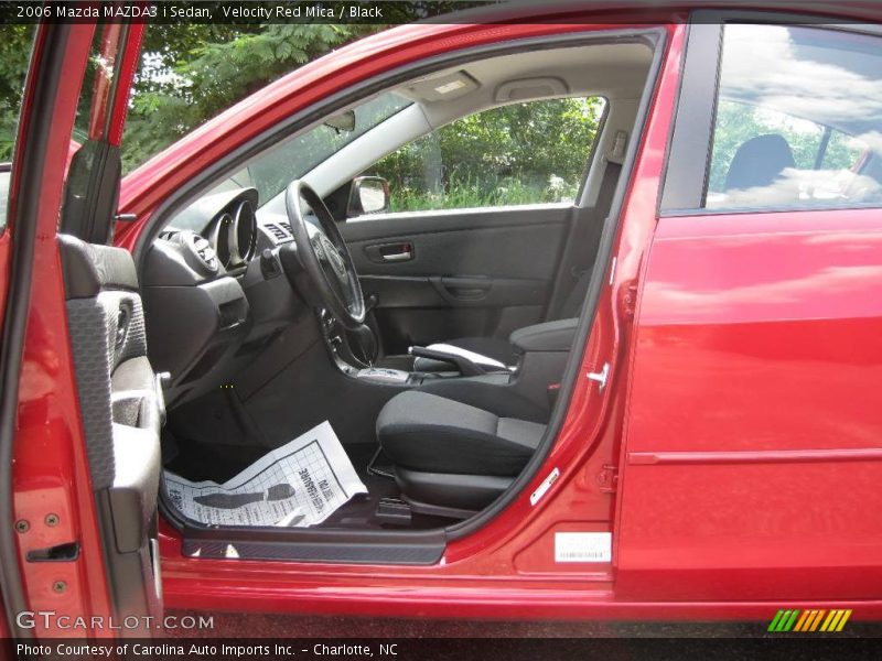 Velocity Red Mica / Black 2006 Mazda MAZDA3 i Sedan