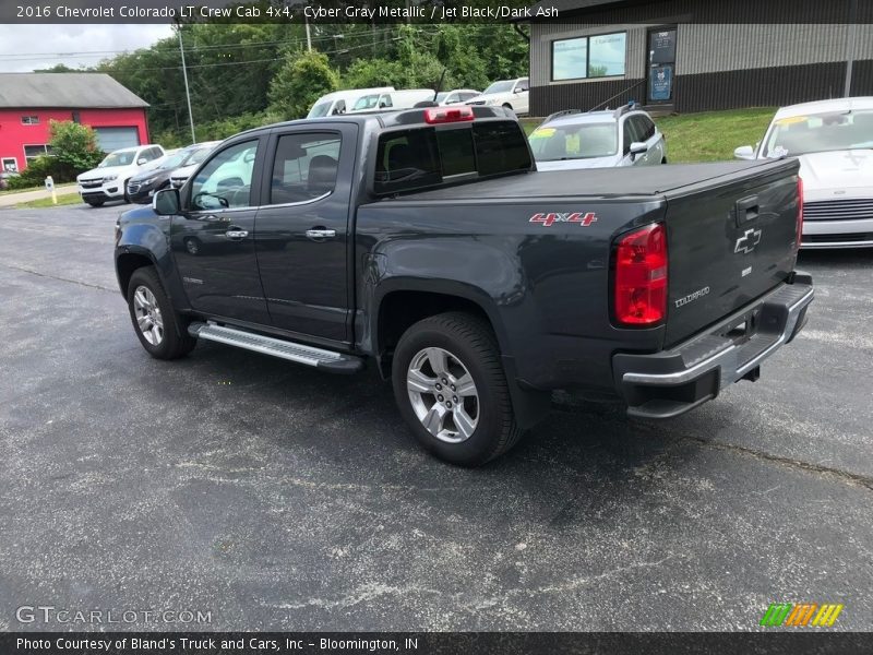 Cyber Gray Metallic / Jet Black/Dark Ash 2016 Chevrolet Colorado LT Crew Cab 4x4