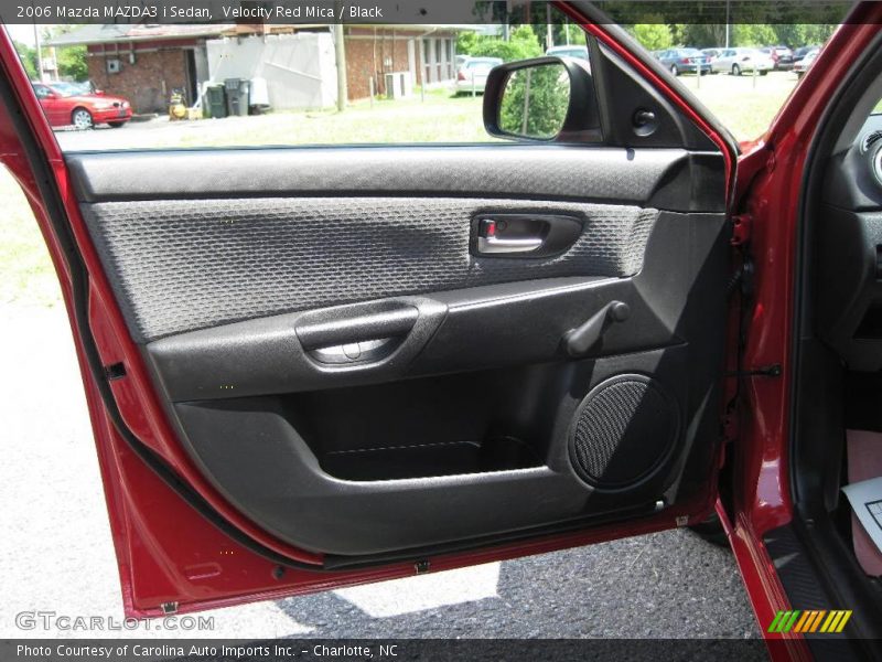 Velocity Red Mica / Black 2006 Mazda MAZDA3 i Sedan