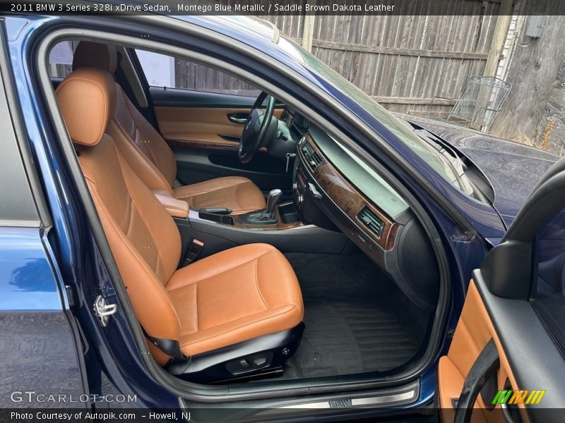 Montego Blue Metallic / Saddle Brown Dakota Leather 2011 BMW 3 Series 328i xDrive Sedan
