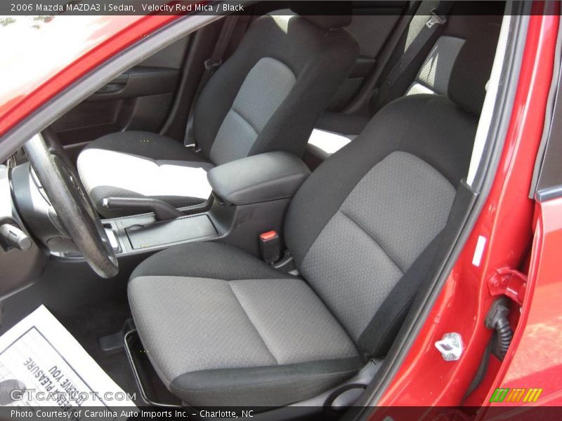 Velocity Red Mica / Black 2006 Mazda MAZDA3 i Sedan