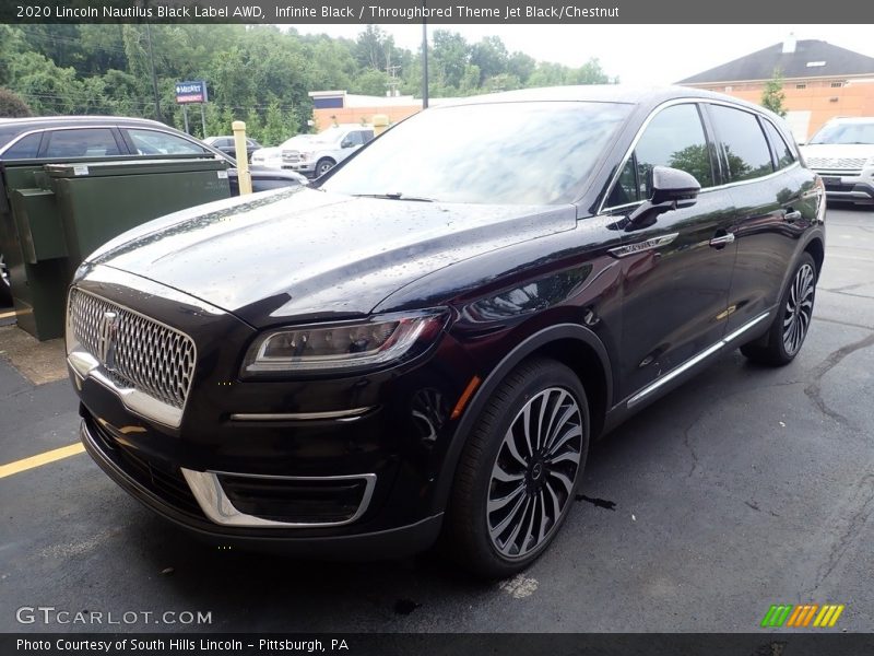 Infinite Black / Throughbred Theme Jet Black/Chestnut 2020 Lincoln Nautilus Black Label AWD