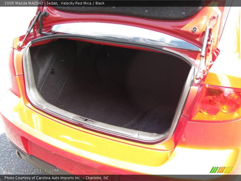 Velocity Red Mica / Black 2006 Mazda MAZDA3 i Sedan