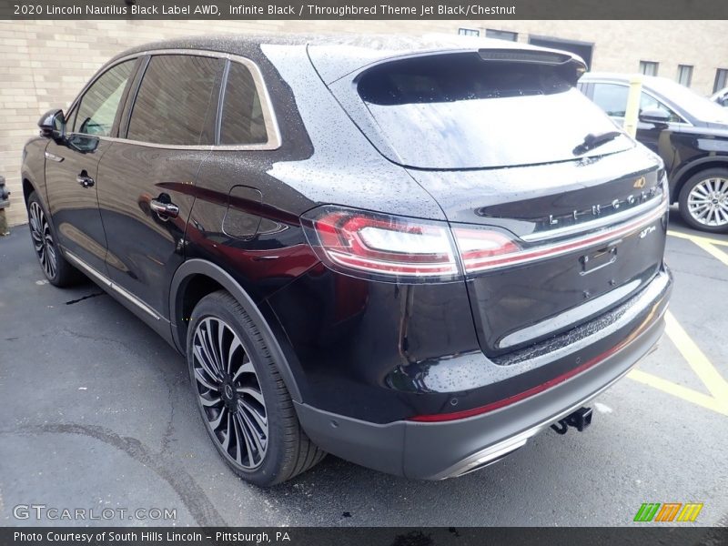 Infinite Black / Throughbred Theme Jet Black/Chestnut 2020 Lincoln Nautilus Black Label AWD