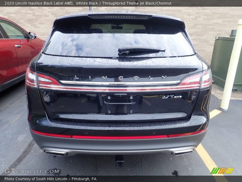 Infinite Black / Throughbred Theme Jet Black/Chestnut 2020 Lincoln Nautilus Black Label AWD