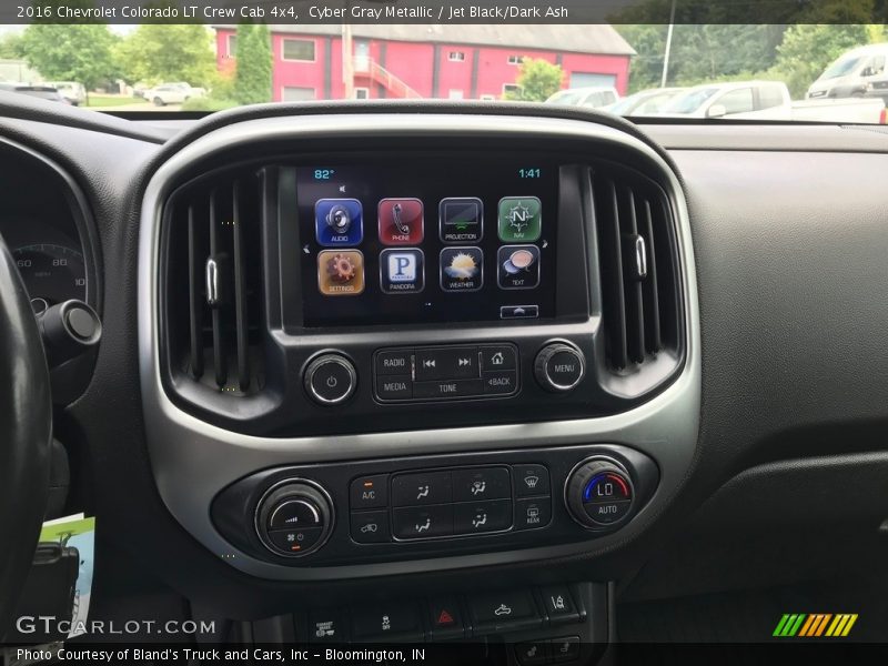 Cyber Gray Metallic / Jet Black/Dark Ash 2016 Chevrolet Colorado LT Crew Cab 4x4