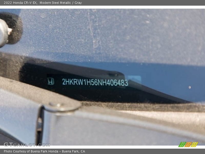 Modern Steel Metallic / Gray 2022 Honda CR-V EX