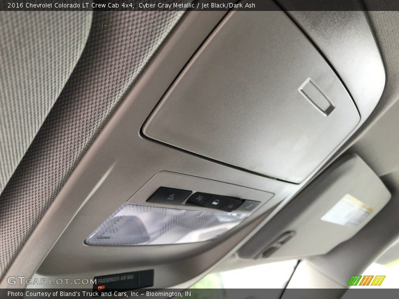 Cyber Gray Metallic / Jet Black/Dark Ash 2016 Chevrolet Colorado LT Crew Cab 4x4