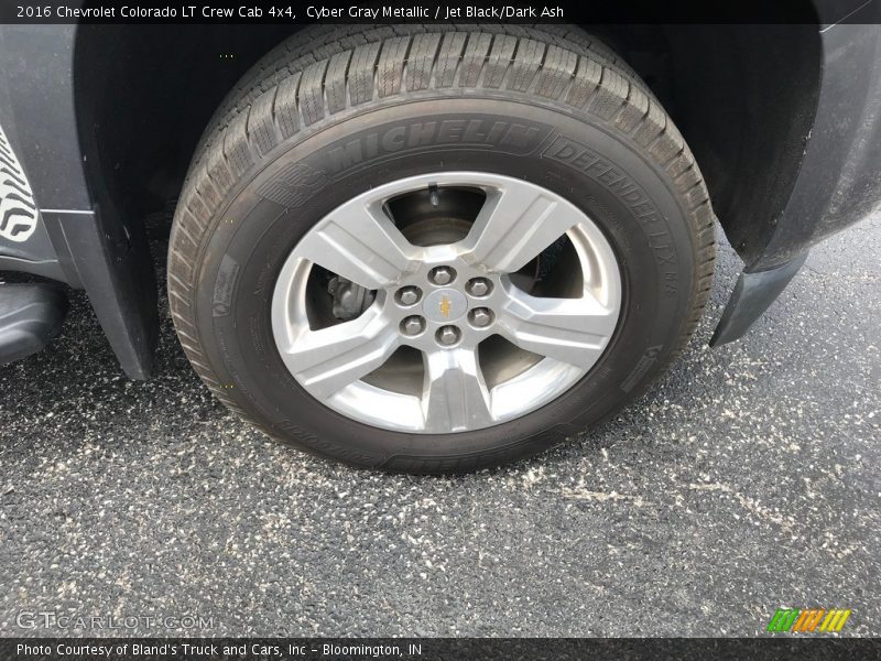 Cyber Gray Metallic / Jet Black/Dark Ash 2016 Chevrolet Colorado LT Crew Cab 4x4