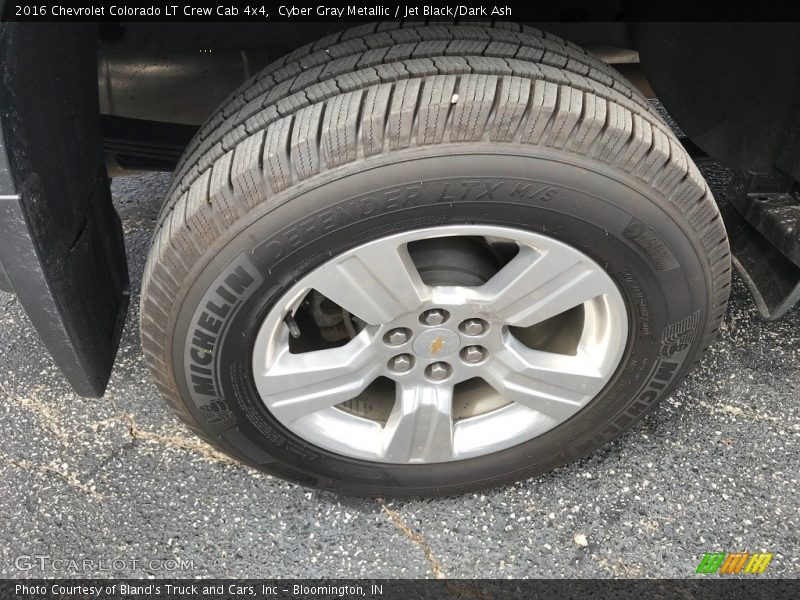 Cyber Gray Metallic / Jet Black/Dark Ash 2016 Chevrolet Colorado LT Crew Cab 4x4