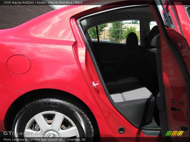 Velocity Red Mica / Black 2006 Mazda MAZDA3 i Sedan