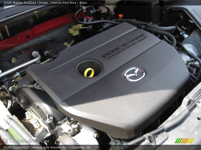 Velocity Red Mica / Black 2006 Mazda MAZDA3 i Sedan