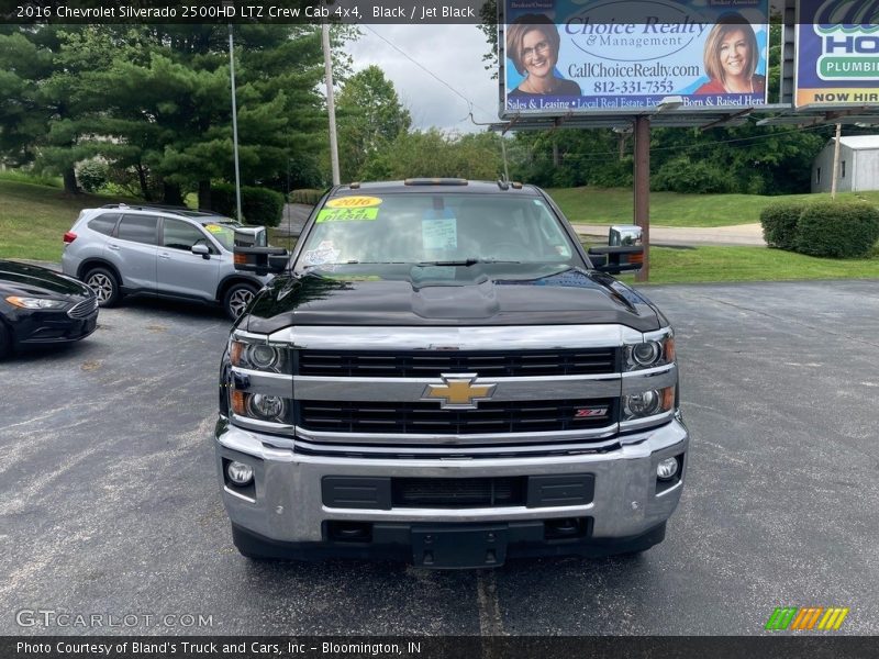 Black / Jet Black 2016 Chevrolet Silverado 2500HD LTZ Crew Cab 4x4