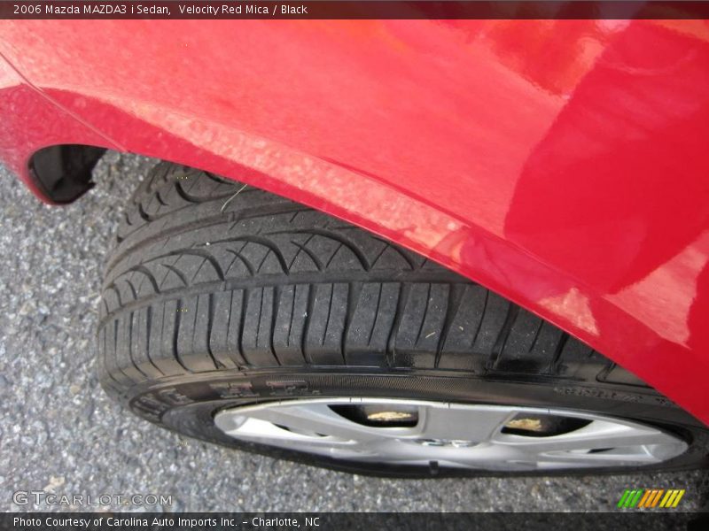 Velocity Red Mica / Black 2006 Mazda MAZDA3 i Sedan