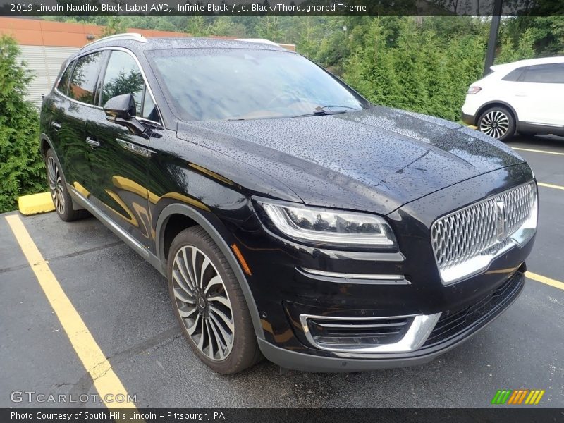Infinite Black / Jet Black/Thoroughbred Theme 2019 Lincoln Nautilus Black Label AWD