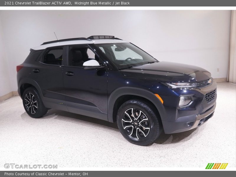 Midnight Blue Metallic / Jet Black 2021 Chevrolet TrailBlazer ACTIV AWD