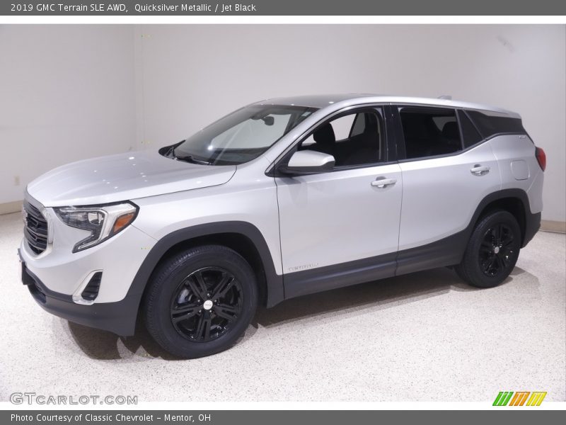 Quicksilver Metallic / Jet Black 2019 GMC Terrain SLE AWD
