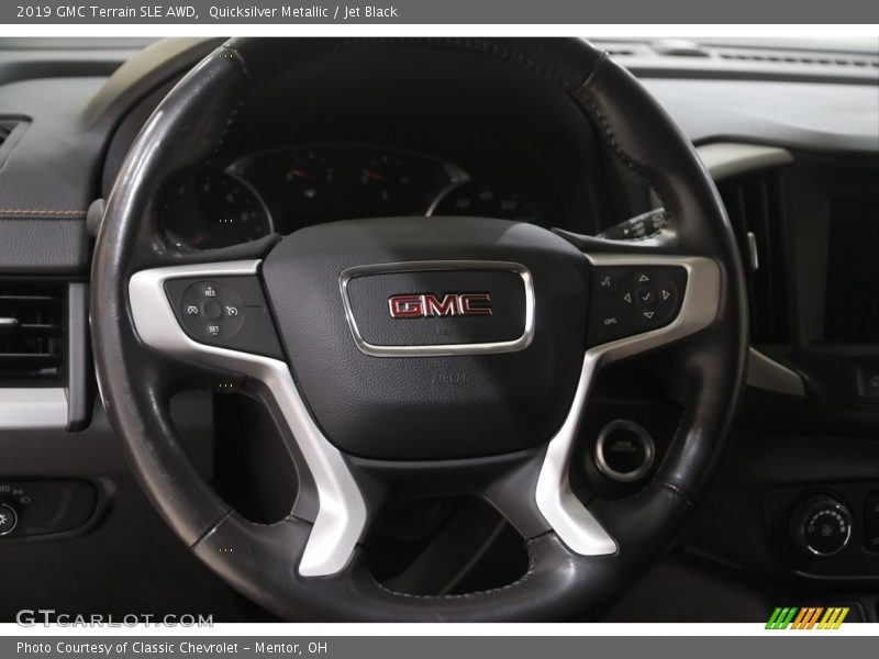Quicksilver Metallic / Jet Black 2019 GMC Terrain SLE AWD