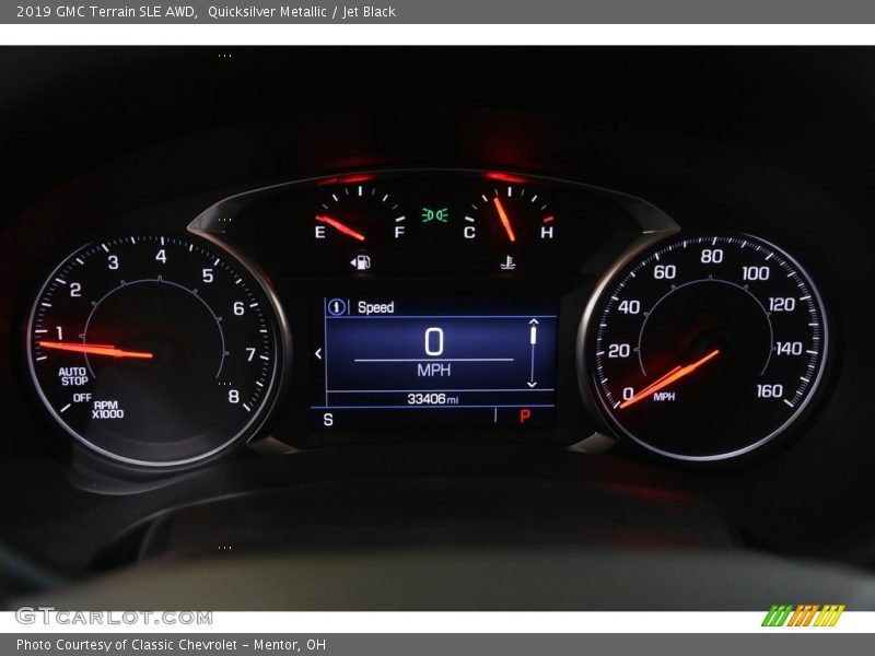 Quicksilver Metallic / Jet Black 2019 GMC Terrain SLE AWD