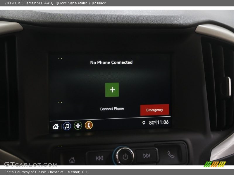 Quicksilver Metallic / Jet Black 2019 GMC Terrain SLE AWD